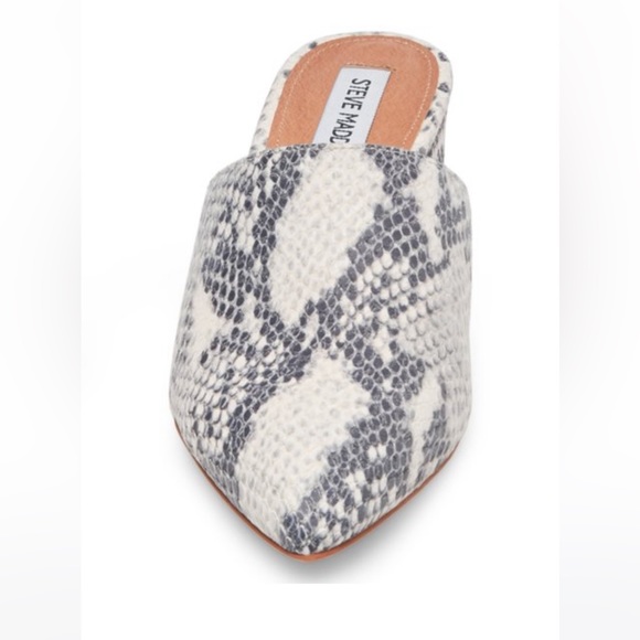 Steve Madden Superior Snake Skin Mules - Picture 5 of 8